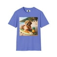 thumbnail image 6 of Golden Retriever Girl Unisex Softstyle T-Shirt, 6 of 10