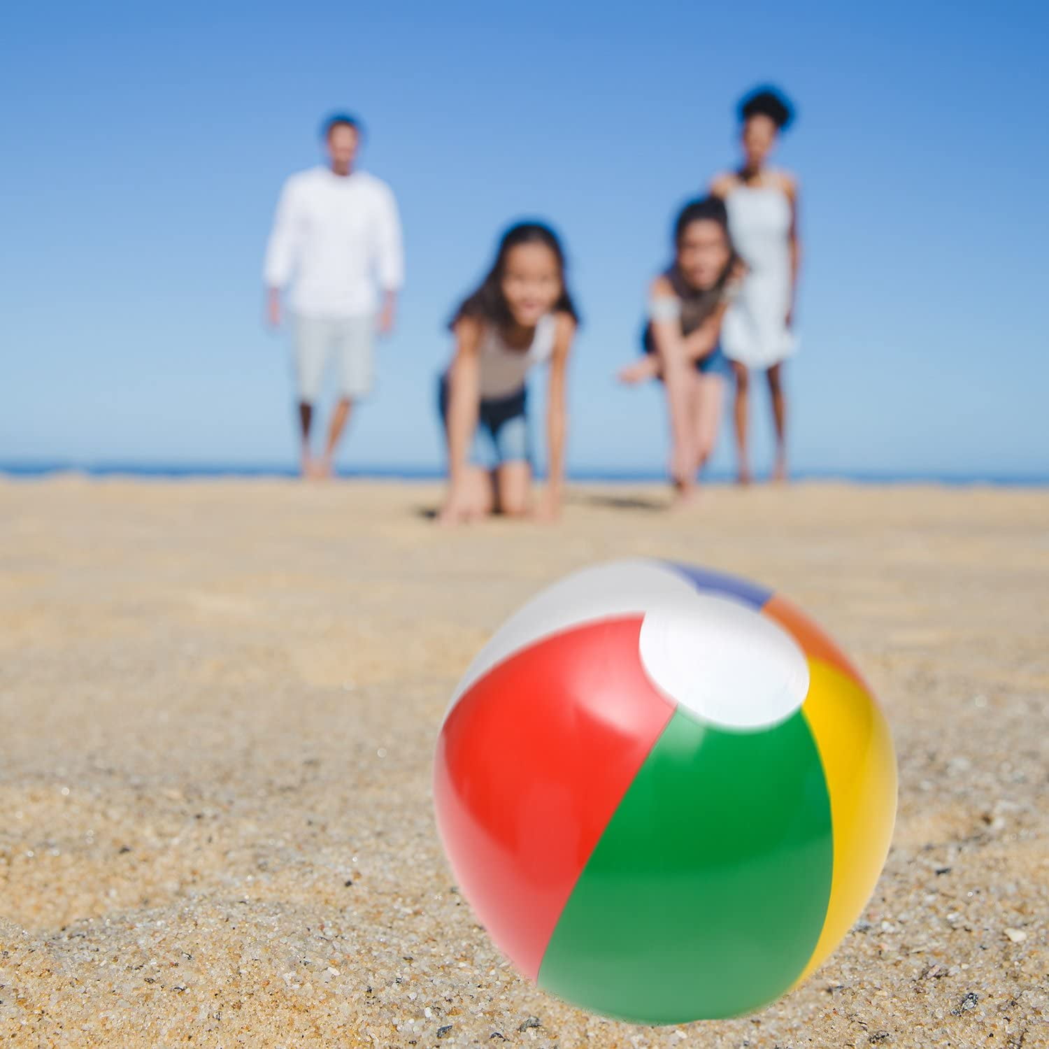 JOYIN Rainbow Beach Balls 6 18 Pack Combo Set Include 18 Inflatable Beach Balls in 20 6 and 12 6 16 