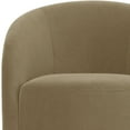 thumbnail image 3 of Lifestyle Solutions Briars Art Deco Style Swivel Accent Chair, Camel Velvet, 3 of 7