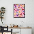 thumbnail image 3 of Stupell Industries Eclectic Tiny Colorful Doll Shoes Black Floating Frame Canvas Art, 17 x 21, by LISH Creative, 3 of 8