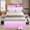 White, variant on Twin Bed Frames with Bookcase Headboard, Wooden Bed Frame Twin Size with Charging Station, 4 Storage Drawers and LED Lights, LED Bed Frame with Type-C and USB, No Box Spring Needed, Black