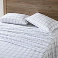 thumbnail image 2 of Eddie Bauer Snowflake Fair Isle Grey Cotton Flannel 4 Piece Sheet Set, King, 2 of 4