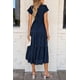 thumbnail image 2 of Vestido midi PRETTYGARDEN con estampado floral para verano 2025 para mujer, 2 of 9