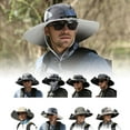 thumbnail image 2 of Wide Brim Solar Fan Outdoor Fishing Hat-Solar & USB NEW 2025 X4F3, 2 of 8
