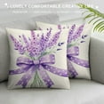 thumbnail image 3 of Chilfamy  Pillow Covers Home Sweet Home Bless This Home Lavender Spring Pillows Decorative Throw Pillows Purple Cushion Case Farmhouse Decor for Couch Sofa, 3 of 5