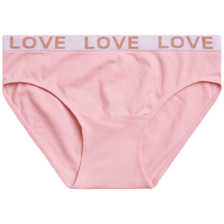 Sweet & Sassy Girls' Seamless Bikini Underwear Panties (8 Pack