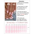 thumbnail image 3 of Semi Cured Gel Nail Strips UV 20pcs Waterproof, 3 of 5