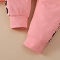 thumbnail image 6 of Newborn Baby Girl Clothes Outfits Infant Hoodie Sweatshirt Pants Headband Toddler Girl Clothing Set, 6 of 6