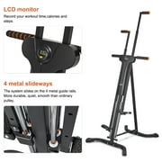 Relife Vertical Climber Exercise Machine for Home Gym with LCD Display 5 Levels Adjustable Easy to Assemble