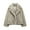 Gray-05, variant on HTNBO Women's Faux Fur Coat Long Sleeve Fluffy Jacket Open Front Furry Winter Shaggy Short Coat Outwear
