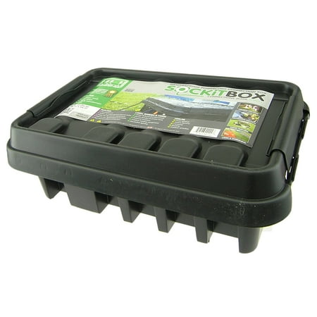 - SOCKiTBOX Model 330 BK Weatherproof Electrical Box, Large - Black