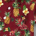 thumbnail image 5 of Stamzod Boys Short Sleeve Button Down Shirt Summer Tropical Printed Boys Hawaiian Shirt Casual Loose Kids Clothes with Pocket Wine 14 Years, 5 of 7