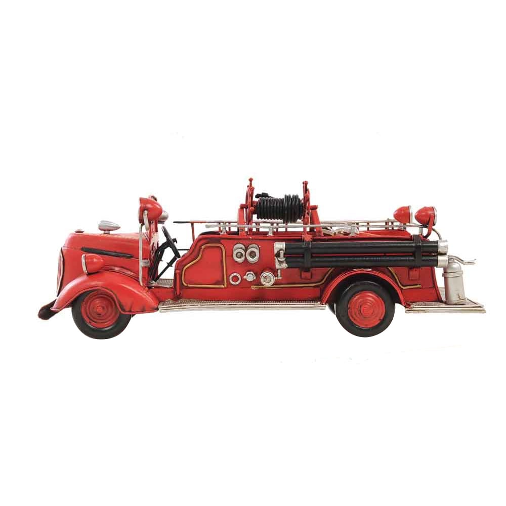 1938 Red Fire Engine Ford 1:40