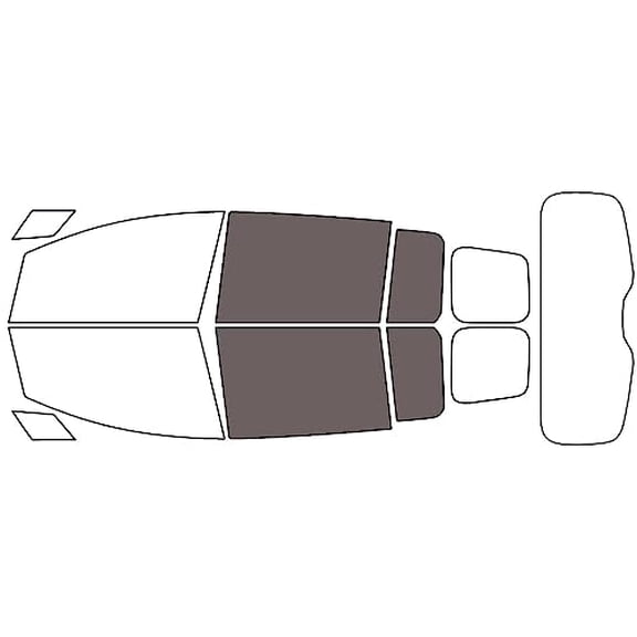 Avery Dennison NR Nano Ceramic IR Window Tint Kit Compatible with Mazda Mazda5 2006-2011 - Back