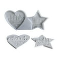 thumbnail image 2 of Ltdhehe Unique Silicone Silicone Pendants Star Heart Plaster For Casting, 2 of 3