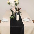 thumbnail image 6 of BalsaCircle 12x107" Black Premium Velvet Table Runner Party Home Dining Linens Decorations, 6 of 8