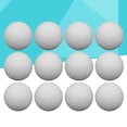 thumbnail image 4 of EeaseCA 12pcs Table Soccer Balls Replacement Balls Tabletop Game Balls Table Plastic Accessories(White/36mm), 4 of 7