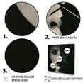 thumbnail image 3 of Designart "Collage Of Geometric Black And White Woman" Fashion Woman Wall Decor, 3 of 7