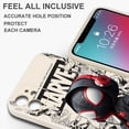thumbnail image 4 of Marvel Spiderman Comics para iPhone 15 14 13 12 11 Pro Max 13 12 Mini 6 6S 7 8 Plus funda de teléfono cubierta de silicona líquida suave, 4 of 5
