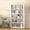 White, variant on SteeLoong Metal Bookshelf,5 Tier Wide Bookcase with Adjustable Shelves,Black Book Shelf with Bookends,Large Display Shelves for Living Room,Home Office, Library