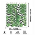 thumbnail image 3 of Green LeavesShower Curtain Design Heavy Duty & Waterproof Bathtubs Hotel Bathroom Decor, 3 of 10