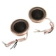 thumbnail image 5 of Tweeter para coche, 2 uds., 25mm, 150W, Metal dorado rosa, aluminio, sistema de 2 vías, Micro domo, tweeters para automóvil, 5 of 14