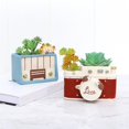 thumbnail image 3 of TV set Maceta de resina con cámara telefónica creativa, macetero para plantas crasas, contenedor de plantación, escritorio, balcón, decoración de jardín, 3 of 5