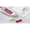 thumbnail image 3 of JUNWELL 2 Paires de Lacets Ovales Demi-Ronds pour Chaussures de Course Blanc 140cm/55.11”, 3 of 4