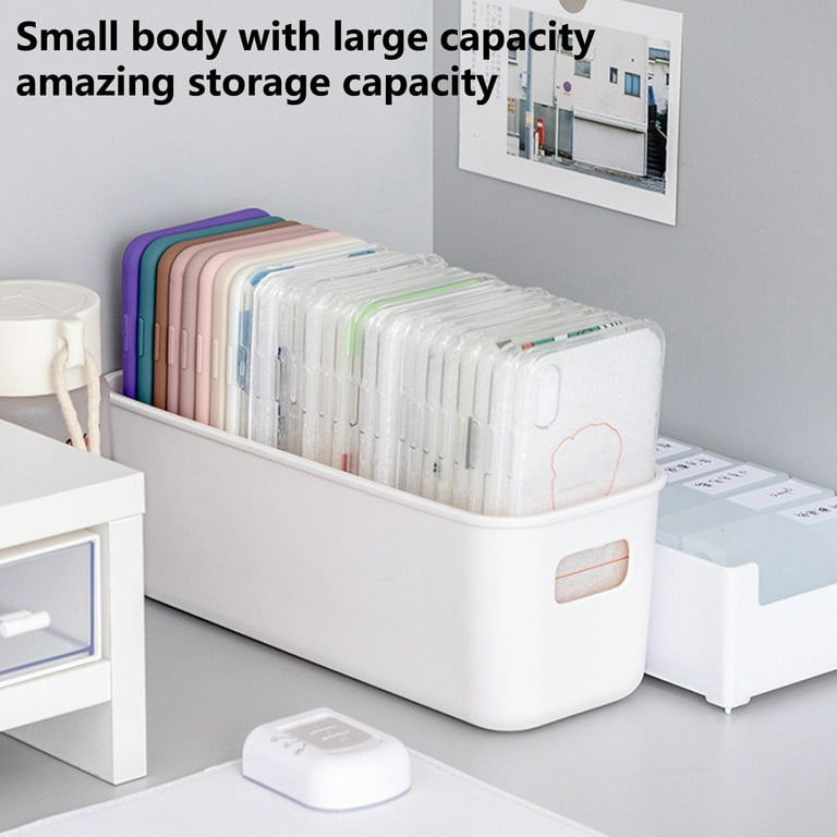 Household Desktop Storage Box, Portable Large Capacity Storage