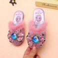 thumbnail image 1 of Girls' Wool Slippers Spring and Autumn New Real Wool Home Wool Slippers Aisha Little Princess Girls' Soft Bottom Cotton Slippers, 1 of 5