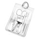 thumbnail image 1 of Bolsa de manicura transparente, cortaúñas, cortaúñas para puntas de uñas, kit de viaje para uñas, 1 of 5