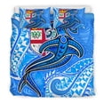thumbnail image 4 of Juego de cama Fiyi - Tiburón azul Tatuaje polinesio, 4 of 6