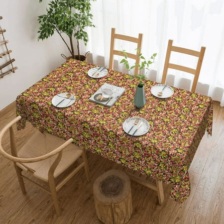 

Tablecloth Abstract Triangle Background Table Cloth For Rectangle Tables Waterproof Resistant Picnic Table Covers For Kitchen Dining/Party(54x72in)