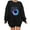 Black, variant on Aayomet Oversized Sweatshirt For Women Womens Casual Tunic Tops With Pockets Loose Sweatshirts Long Sleeve Shirts,Black S