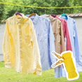thumbnail image 3 of thickness 10.5mm 15m strong woven clothesline with two metal hooks, rust resistant and waterproof for camping, garden, garage, Yellow, 3 of 5