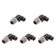 thumbnail image 2 of Conector de codo de rosca universal de 5 piezas Montaje de acopdor rápido de -L4-02 Baoblaze Conector de codo de rosca macho, 2 of 8