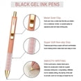 thumbnail image 2 of Gel Pens Black Ink Pen 0.5mm Fine Point Pens Smooth Writing Retractable Office Supplies (12-Count),12 * fine Point Pens,Multicolor, 2 of 6