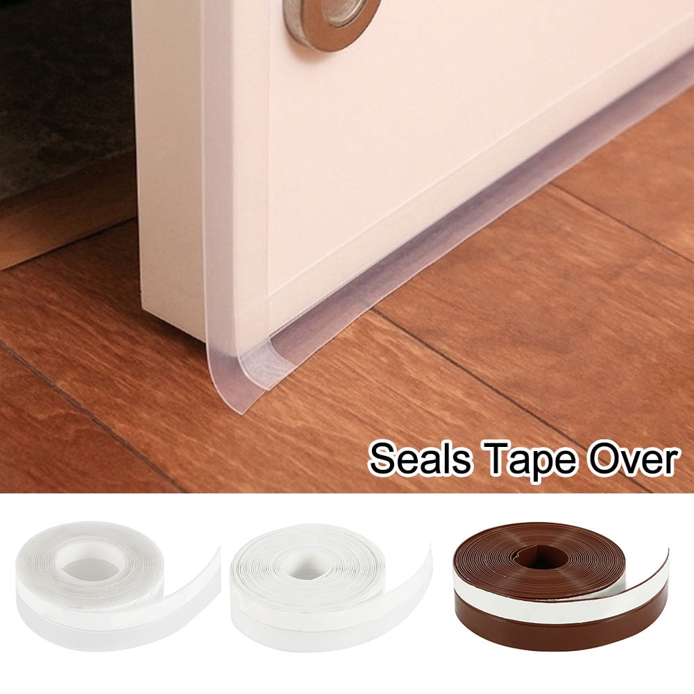 2 x Foam Draft Draught Excluder Tape Seal Doors Windows Weather Strip Insulation 