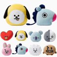 thumbnail image 1 of Soft Plush Toy Pillow Cushion Cute Toys Kpop Bts Bt21 Tata Shooky Rj Suga Cooky Kids Children Gift, 1 of 2