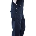 thumbnail image 5 of JuicyTrendz Men’s Duck Bib Overalls – Heavy Duty Relaxed-Fit Work Dungarees with Adjustable Straps Navy W38-L32, 5 of 8