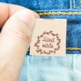 thumbnail image 1 of OULII 100Pcs Vintage Style Beige Sewing Tags Handmade Labels for Crafting Clothing and Scrapbook Decor, 1 of 7