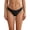 Black, variant on Women Low Rise Swim Bottoms - Moderate Coverage Bikini Brief Bathing Suit Bottoms