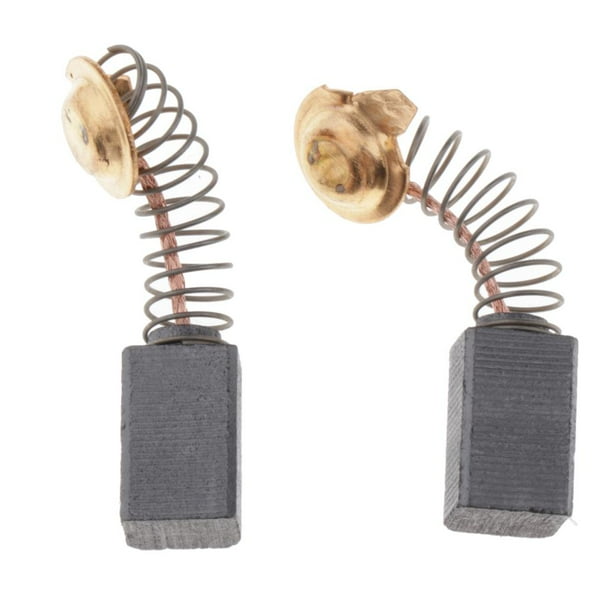 2 Piezas De Repuesto De Herramientas Eléctricas De Motor Eléctrico De Escobillas De Carbón Para CUTICAT Cepillos de carbón 2pc con base.