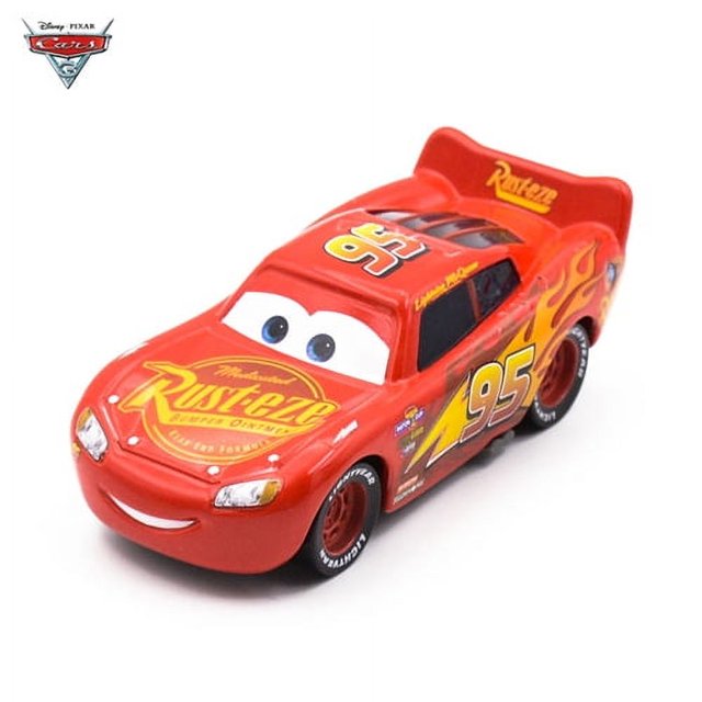 Caja de almacenamiento portátil de Disney Pixar Cars Lightning Mcqueen con capacidad para 30 autos, capas dobles, juguetes para estacionamiento de autos, regalo para niños