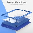 thumbnail image 4 of DTTOCASE iPad Pro 12.9 Case 6th/5th/4th/3rd Generation 2022/2021/2020/2018,Clear Cover-Ocean Marble, 4 of 7