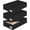 Black-3 Pack, variant on Under Bed Storage Container Bins 2 Pack, 5 Inch Thin Low Profile Underbed Clothes Storage Organizer for Dorm & , Use for Blanket and  Storage Box W/ Sturdy Bottom/Sides, Foldable Thick Fabric