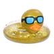 thumbnail image 1 of Tubo flotante inflable para piscina de patos POZA Gold Confeti para niños, 1 of 7