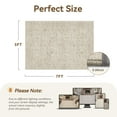 thumbnail image 5 of SIXHOME 5'x7' Vintage Distressed Area Rug Soft Washable Non-Slip Carpet American Classic Retro Rug with Geometric Rugs for Living Room Bedroom Neutral Home Decor Beige, 5 of 9