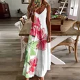 thumbnail image 3 of Hibiscus Sleeveless Dress women's clothing summer novelties dresses for woman Evening dresses Dress, 3 of 6