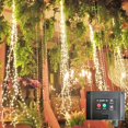 thumbnail image 1 of Guirnalda de luces solares SHUKAN 220 LED, cable de cobre de 6.6 pies, blanco cálido, 1 of 9